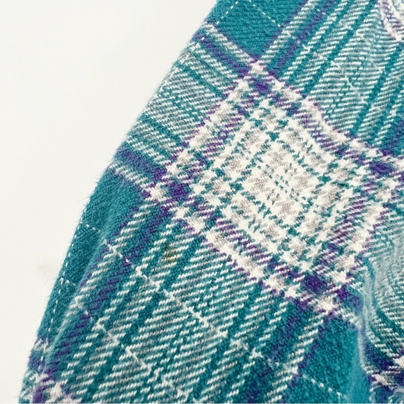 Patagonia W’s Roustabout Shirt Wintergarden Ozonic Green Size 6 Pullover - Picture 4 of 6